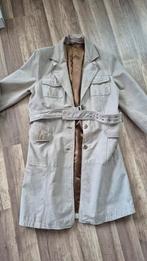 Leuke leren jas, Kleding | Dames, Jassen | Zomer, Beige, Maat 42/44 (L), Pescara, Ophalen of Verzenden