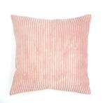 Corduroy Rib kussenhoes oudroze | 45 x 45 cm, Nieuw, Roze, Vierkant, Verzenden