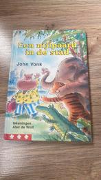 J. Vonk - Een nijlpaard in de stad, Boeken, J. Vonk, Ophalen of Verzenden, Fictie algemeen, Zo goed als nieuw