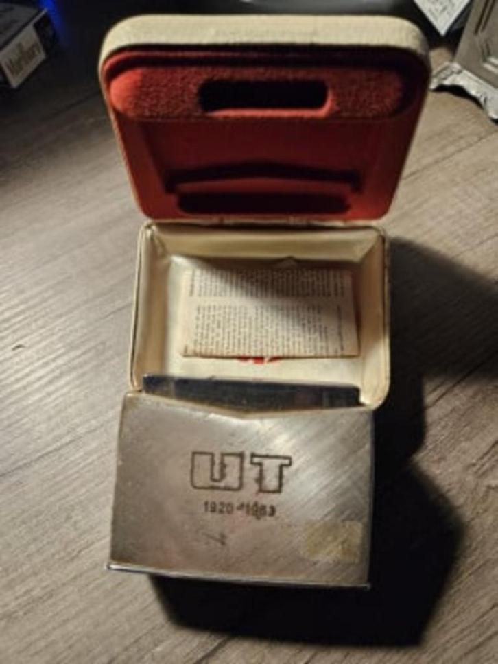 Zware CONSUL CROWN tafelaansteker - gas - 1920-1963 gemerkt, Verzamelen, Rookartikelen, Aanstekers en Luciferdoosjes, Gebruikt