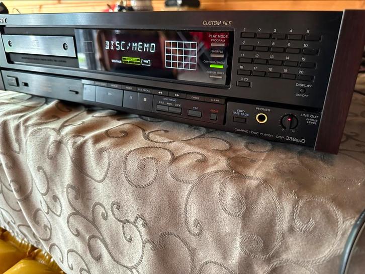 Sony-cdp-338esD, Audio, Tv en Foto, Cd-spelers, Zo goed als nieuw, Sony, Ophalen of Verzenden