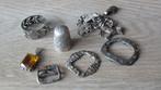 Zilver antiek lot bodemvondsten / gespen / vingerhoed / enz, Antiek en Kunst, Ophalen of Verzenden, Zilver