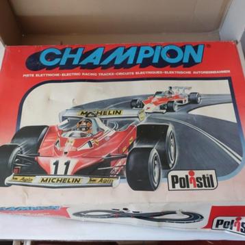 Polistil racebaan Champion vintage retro in originele doos beschikbaar voor biedingen