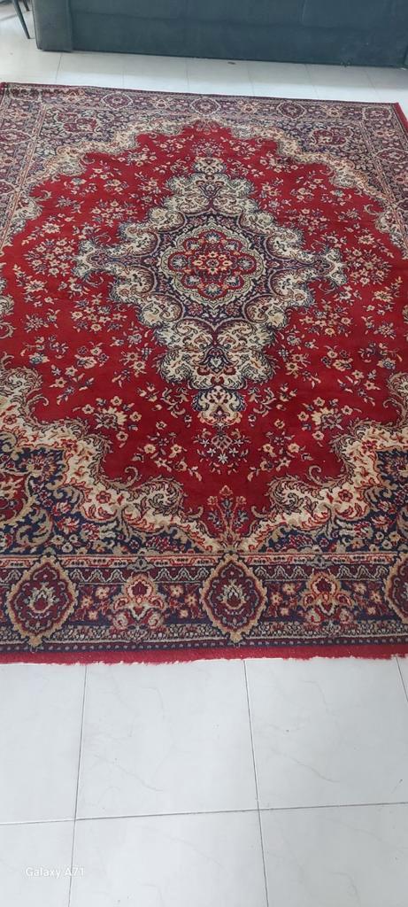 Rood Oosters Tapijt, Huis en Inrichting, Stoffering | Tapijten en Kleden, Gebruikt, 150 tot 200 cm, 200 cm of meer, Rechthoekig