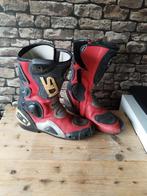 Sidi motorlaarzen maat 43 leer rood, Motoren, Laarzen, Heren, Tweedehands, Sidi