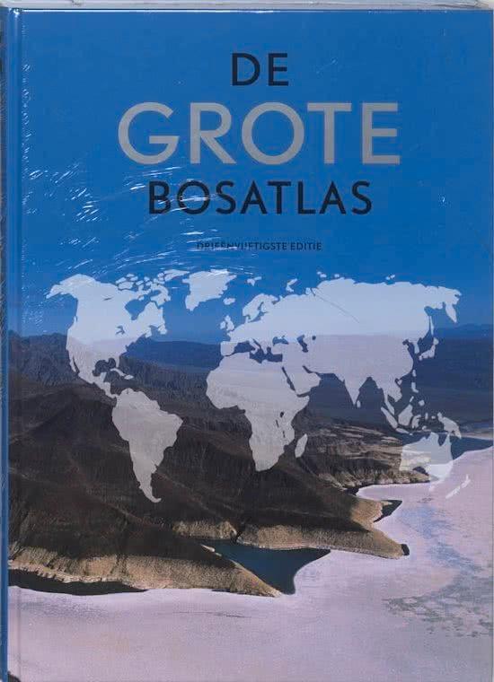 De grote Bosatlas Drieënvijftigste editie, Boeken, Atlassen en Landkaarten, Zo goed als nieuw, Bosatlas, Wereld, 2000 tot heden