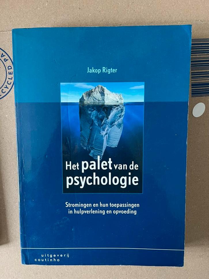Jakop Rigter - Het palet van de psychologie, Boeken, Psychologie, Zo goed als nieuw, Ophalen of Verzenden
