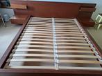 ikea malm bed 160x200 bruin incl nachtkastjes, Huis en Inrichting, Slaapkamer | Bedden, Ophalen, Gebruikt, Tweepersoons, 200 cm