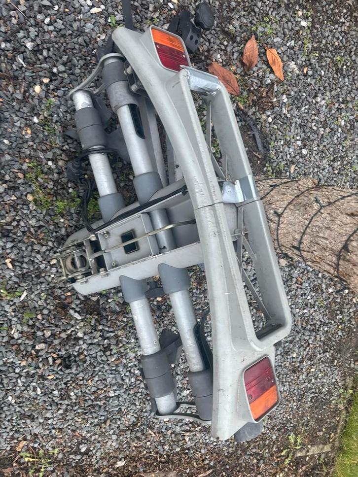 Fietsendrager voor 2 fietsen, Auto diversen, Fietsendragers, Gebruikt, Trekhaakdrager, 2 fietsen, Ophalen of Verzenden