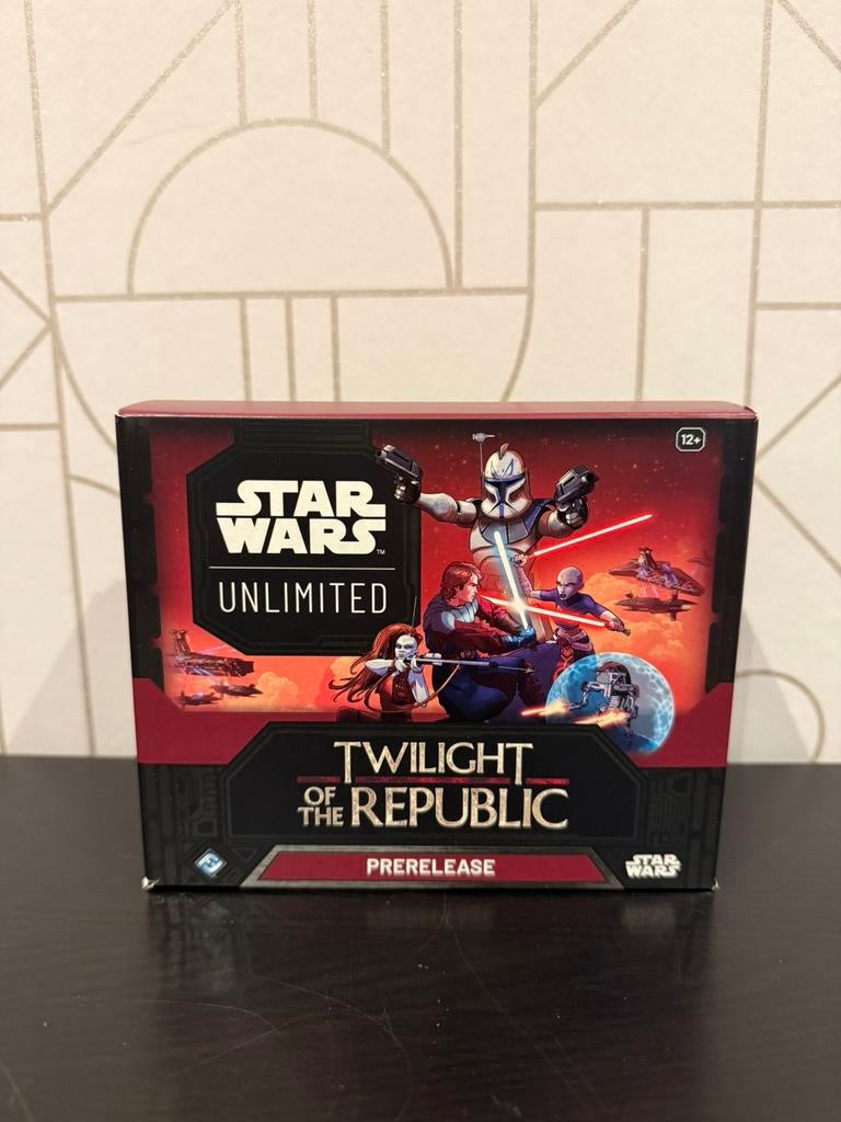 Star Wars Unlimited prerelease box TWI, Ophalen of Verzenden, Nieuw, Meerdere kaarten, Foil