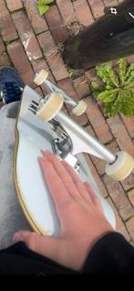 Witte Skateboard - goed in staat, Ophalen of Verzenden, Gebruikt, Skateboard