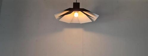 Vintage, design hanglamp. Herda. Jaren 60, Huis en Inrichting, Lampen | Hanglampen, Metaal, Ophalen