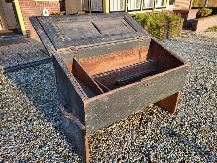 Antieke timmerkist / gereedschapskist, Antiek en Kunst, Antiek | Woonaccessoires, Ophalen