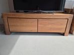 Tv-meubel massief noten, Goossens, Ophalen, Gebruikt, 150 tot 200 cm, Minder dan 100 cm