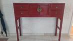 sidetable chinees donkerrood, Ophalen, 50 tot 100 cm, Zo goed als nieuw, Broccante, oosters