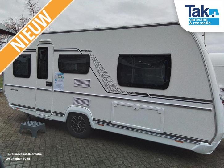 Fendt Bianco Selection 465 TG Model 2026 aparte bedden, Caravans en Kamperen, Caravans, Bedrijf, tot en met 4, 1000 - 1250 kg