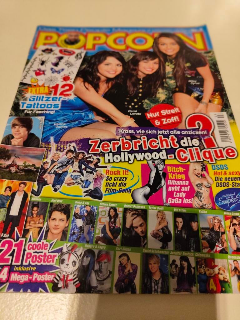 Popcorn Magazine - Hollywood Clique, Ophalen of Verzenden, Gelezen, Gossip of Showbizz