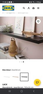Lack wandplank 190cm - set van 2, Huis en Inrichting, Woonaccessoires | Wandplanken en Boekenplanken, Ophalen of Verzenden, Gebruikt