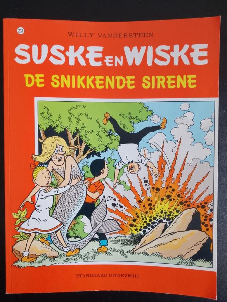 Suske & Wiske 237 - De Snikkende Sirene (1e druk 1993), Boeken, Stripboeken, Gelezen, Eén stripboek, Ophalen of Verzenden