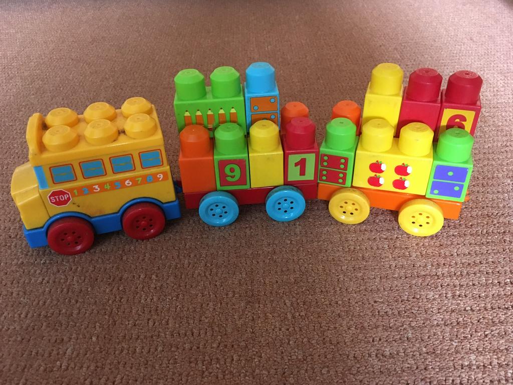 Megabloks getallen bus, Ophalen of Verzenden, Zo goed als nieuw