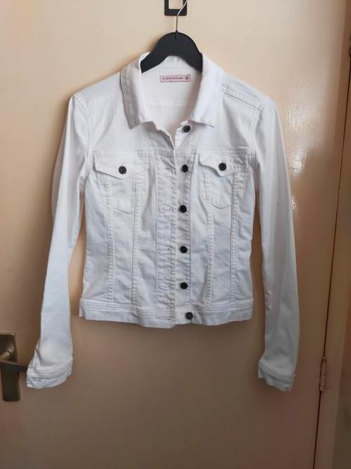 Wit Studio Anneloes spijkerjasje jasje, Kleding | Dames, Jassen | Zomer, Zo goed als nieuw, Maat 34 (XS) of kleiner, Wit, Ophalen