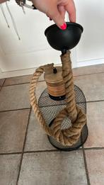 Lamp met touw, Huis en Inrichting, Lampen | Hanglampen, Ophalen of Verzenden, Nieuw, Minder dan 50 cm