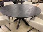 LEEGVERKOOP CHEFMEUBEL RONDE EETTAFEL FACET RAND 279 EURO !, Ophalen, Nieuw, Metaal, Eén