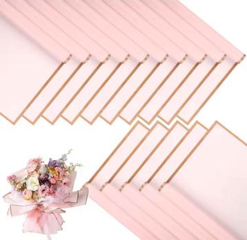 Roze luxe koreaanse bloemen boeketten inpakpapier verpakking beschikbaar voor biedingen