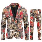 Heren barok kostuum pak blazer colbert broek klassiek luxe, Verzenden, Nieuw, Overige maten, Overige kleuren