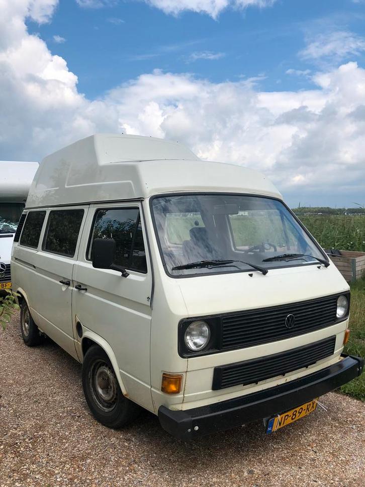 VW T3 benzine en gas, Caravans en Kamperen, Campers, Particulier, tot en met 4, Buscamper of Camperbus, Volkswagen, Benzine, Handgeschakeld
