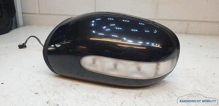 Buitenspiegel links C-klasse W203 Mercedes zwart metallic be, Auto-onderdelen, Spiegels, Mercedes-Benz, Gebruikt, Ophalen of Verzenden