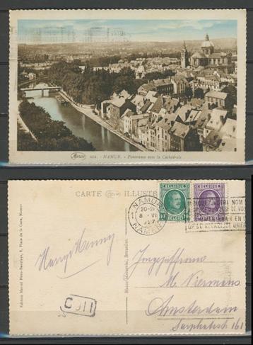 Namen 1927 la Cathedrale Ansichtkaart 940a jdu beschikbaar voor biedingen