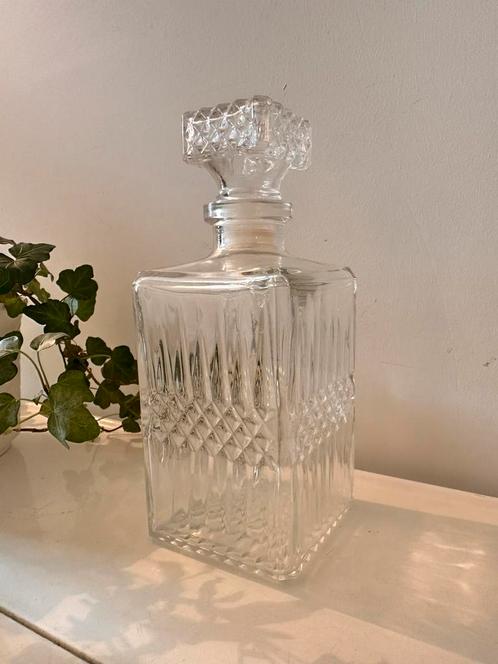 Kristallen jaren 70 karaf, Antiek en Kunst, Antiek | Glas en Kristal, Ophalen of Verzenden