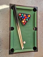 Mini pooltafel voor kinderen, Sport en Fitness, Biljarten en Poolen, Ophalen, Gebruikt, Pooltafel