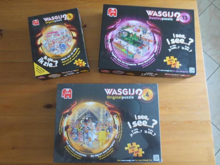 Jumbo Wasgij puzzel, 3 stuks, Hobby en Vrije tijd, Denksport en Puzzels, Zo goed als nieuw, Legpuzzel, 500 t/m 1500 stukjes, Ophalen of Verzenden