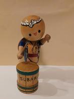 Vintage Kokeshi met Taiko-trommel., Verzamelen, Ophalen of Verzenden, Gebruikt