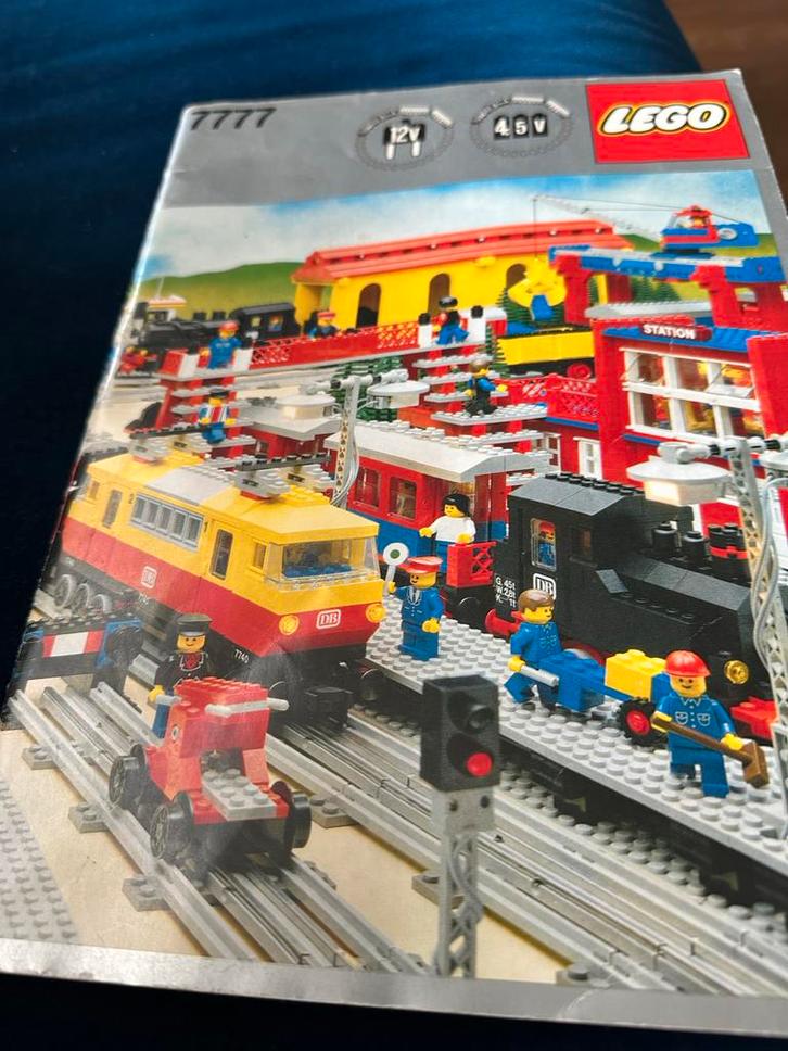 Lego Treinen 7777 Instructieboek, Kinderen en Baby's, Speelgoed | Duplo en Lego, Gebruikt, Lego, Losse stenen, Ophalen