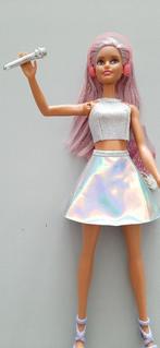 barbie zangeres met microfoon, Ophalen of Verzenden, Zo goed als nieuw, Barbie
