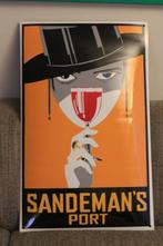 emaille bord SANDEMAN'S PORT repro, Verzamelen, Verzenden, Reclamebord