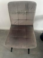 6 stuks. Grijze eetkamerstoelen, Huis en Inrichting, Stoelen, Ophalen of Verzenden, Gebruikt, Grijs, Vijf, Zes of meer stoelen