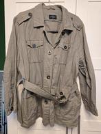 Linnen bloes met ceintuur - Maat 48, Ophalen of Verzenden, Gedragen, Overige kleuren