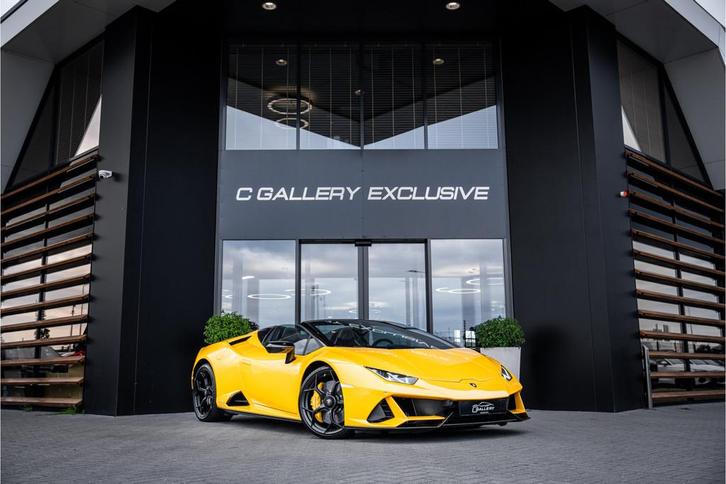 Lamborghini Huracán Evo Spyder 5.2 V10 - Giallo Inti | Deal, Auto's, Lamborghini, Bedrijf, Te koop, Huracan, 4x4, ABS, Achteruitrijcamera