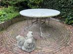 Mooie ronde marmeren tuintafel – Ø 135cm, Tuin en Terras, Tuintafels, Ophalen, Zo goed als nieuw, Rond