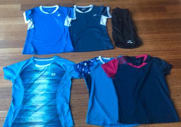 Badminton shirts beschikbaar voor biedingen