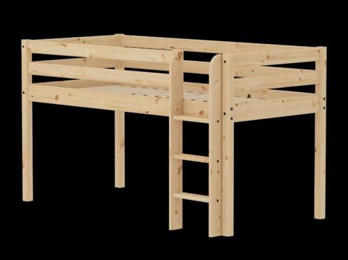 Halfhoogslaper met boekenkast Flexa, Kinderen en Baby's, Kinderkamer | Stapelbedden en Hoogslapers, Gebruikt, Halfhoogslaper, Ophalen