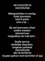 Oud ijzer & Milieuparkritten 06/16/42/09/24, Ophalen