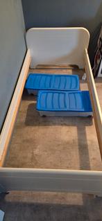 1 persoons wit bed, Ophalen, Gebruikt, 90 cm, Eenpersoons