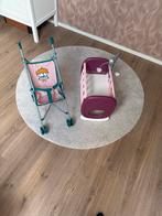 Poppenbed en buggy set, Kinderen en Baby's, Speelgoed | Poppen, Ophalen of Verzenden, Zo goed als nieuw, Babypop
