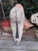 Oud Groot/lang masker Fang stam Gabon, Ophalen of Verzenden