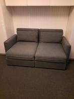 Slaapbank 2-pers. of 2x1-pers., Ikea Vallentuna, grijs, Huis en Inrichting, Ophalen, Tweepersoons, 140 cm, Zo goed als nieuw